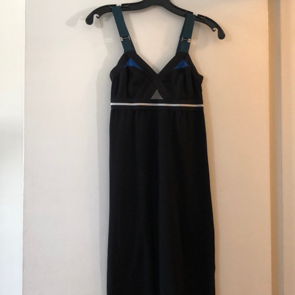 VPL black silk slip dress w/tags